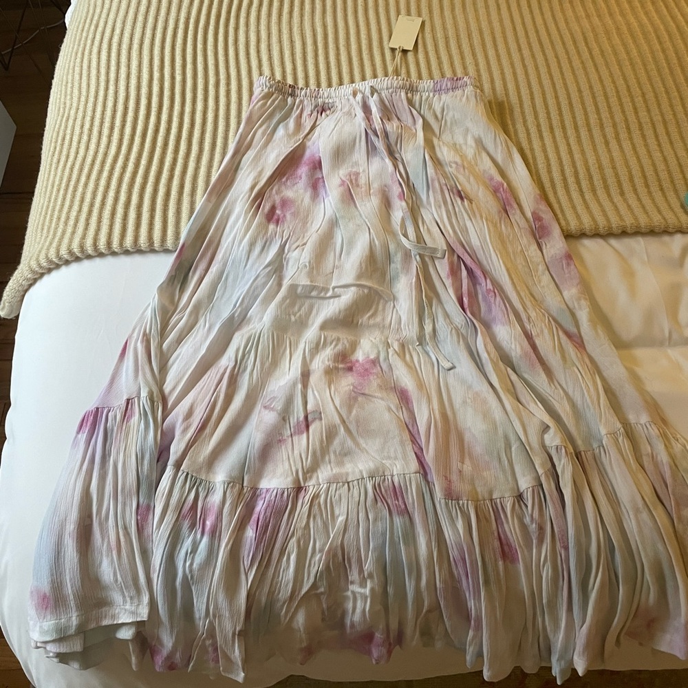 Multi colored maxi skirt